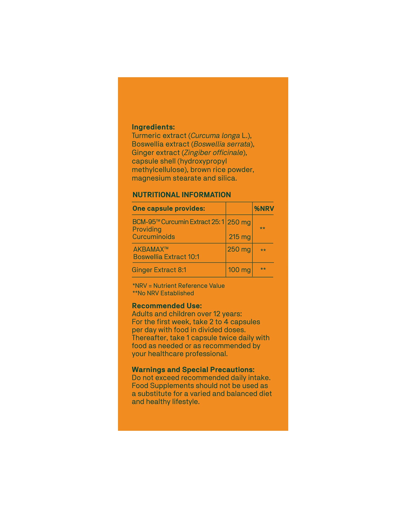Curcumin Fortified