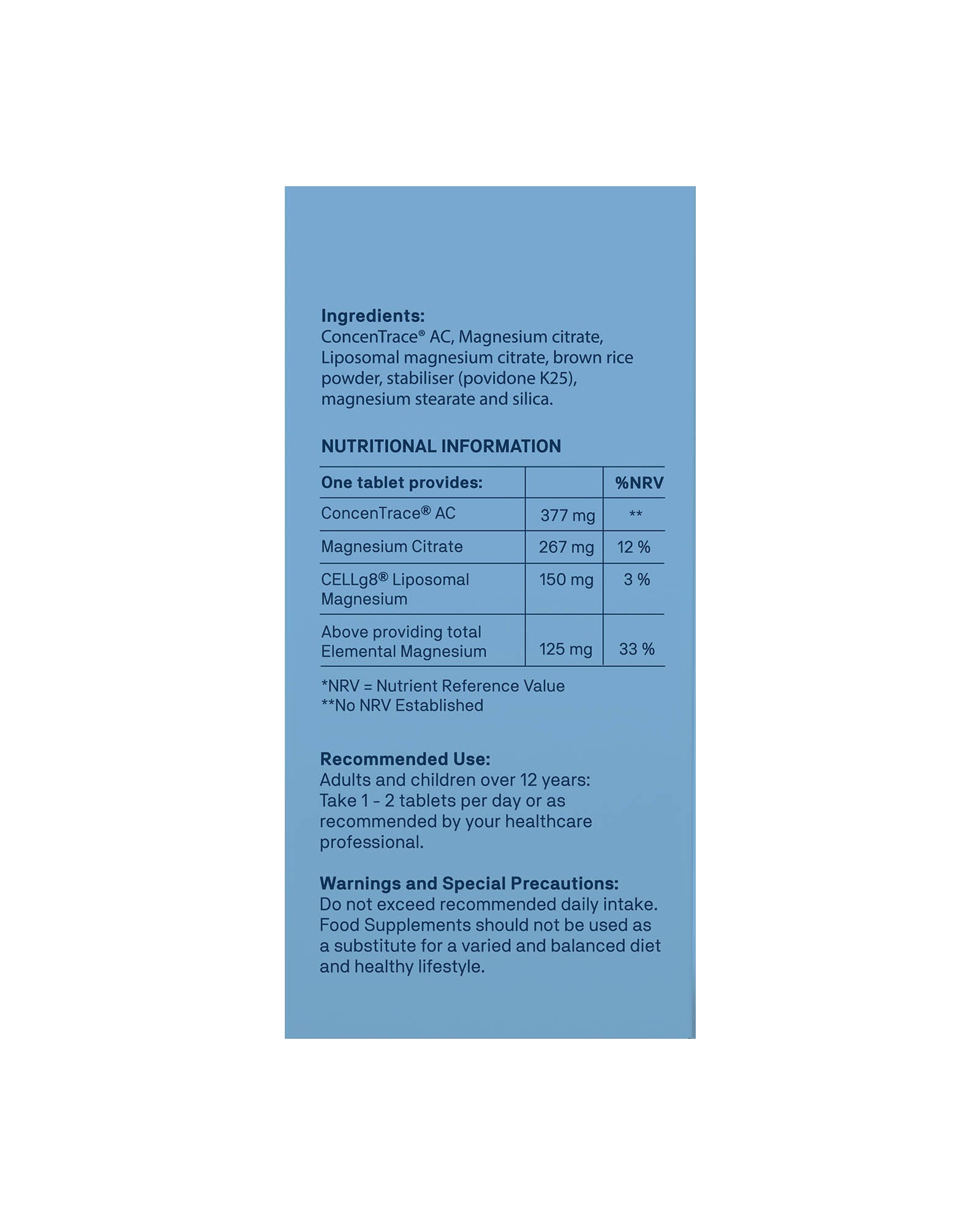 Magnesium Trace Mineral Complex